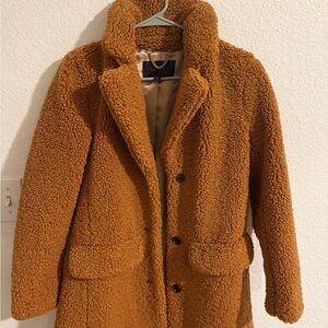 J. Crew camel Teddy Jacket